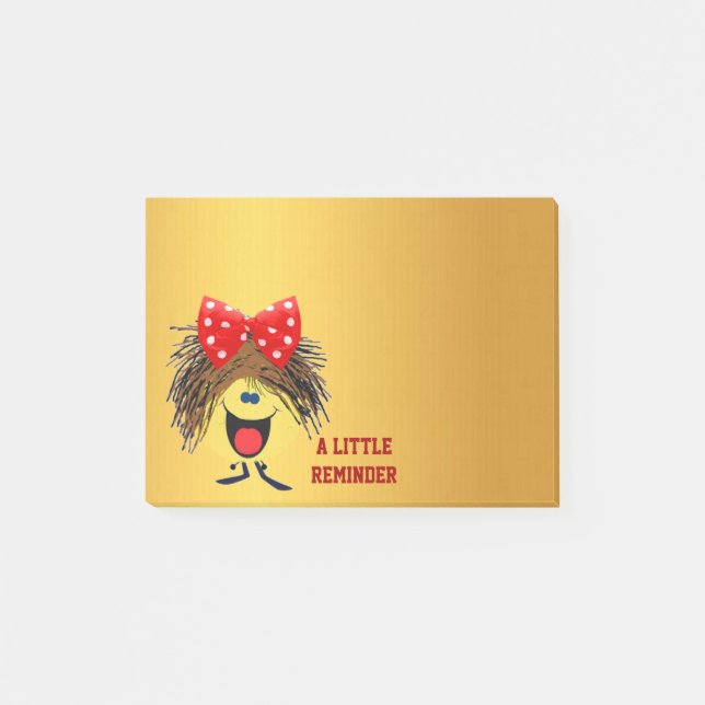 Smilie påminnelse post-it block (Framsida)