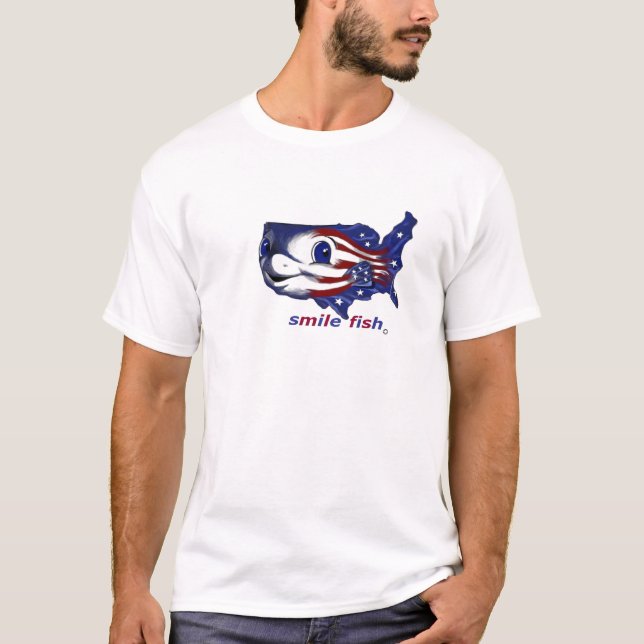 smiliefisk t-shirt (Framsida)