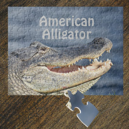 Smiling American Alligator Pussel