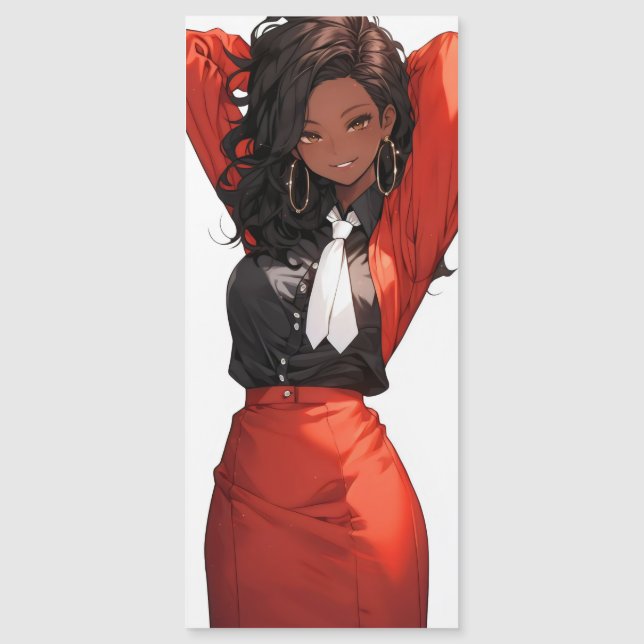 Smiling Anime Woman (Framsida)