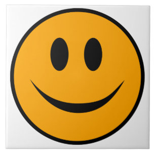 Smiling Ansikte Emoji Kakelplatta