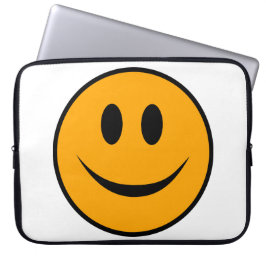 Smiling Ansikte Emoji Laptop Fodral