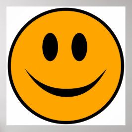 Smiling Ansikte Emoji Poster