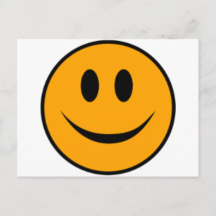 Smiling Ansikte Emoji Vykort