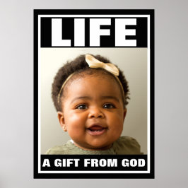 SMILING BLACK FLICKA POSTER