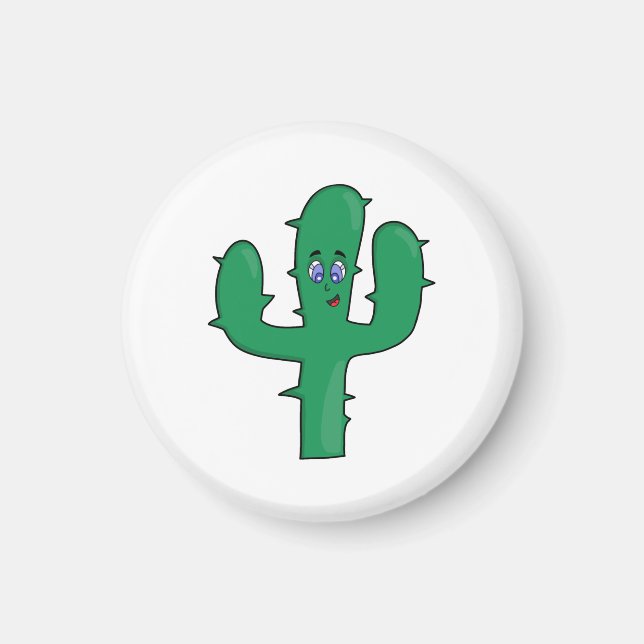 Smiling Cactus Magnet (Framsidan)