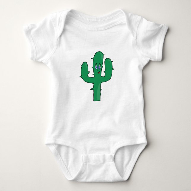 Smiling Cactus T Shirt (Framsida)