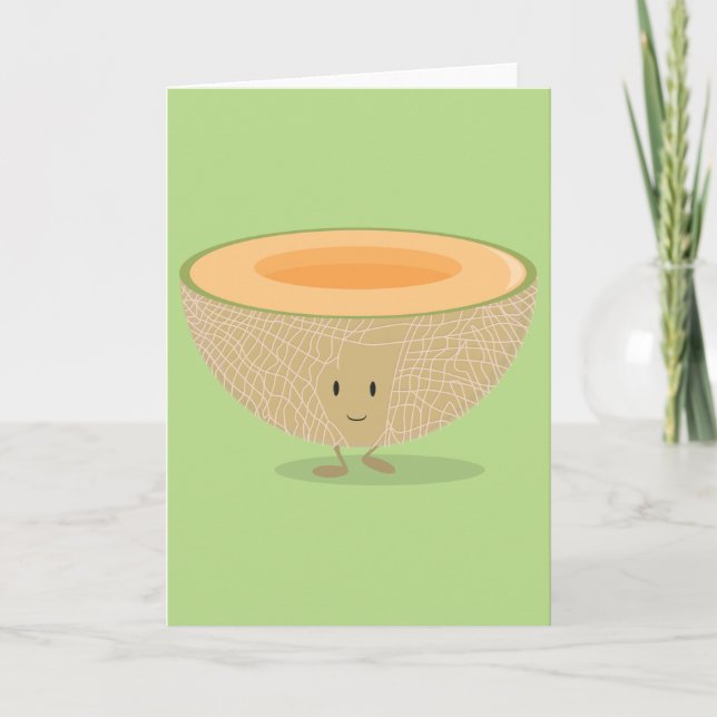 Smiling Cantaloupe Kort (Framsida)