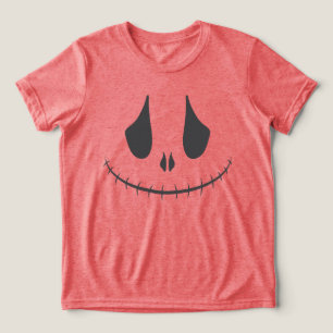 Smiling Carved Pumpkin Ansikte T Shirt