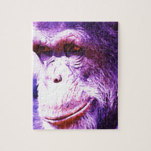 Smiling Chimpanzee Pussel