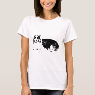 Smiling Corgi at Ease T Shirt