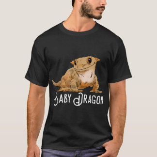 Smiling Crested Gecko, Cute Crestie Teckning, Drag T Shirt