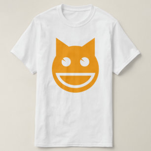 Smiling Emoji Cat T Shirt