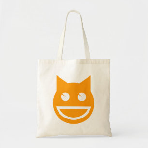 Smiling Emoji Cat Tygkasse