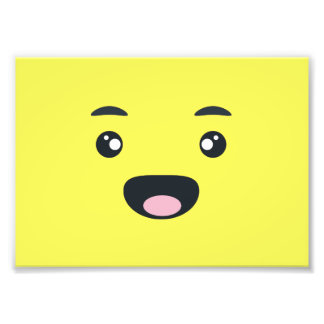 Smiling Emoji Fototryck