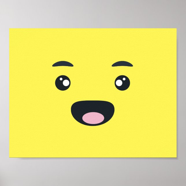 Smiling Emoji Poster (Framsidan)