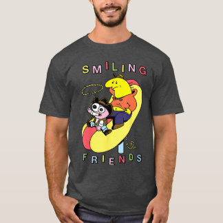 Smiling Friends Hot Dog Rodeo Western Funny Cartoo T Shirt