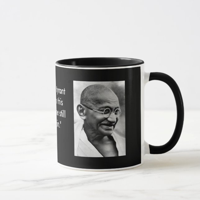 Smiling Gandhi Mugg (Höger)