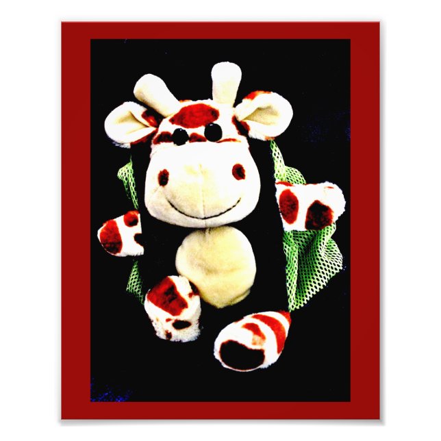 Smiling Giraffe Fototryck (Framsidan)