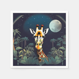 Smiling Giraffe | Pappersservett