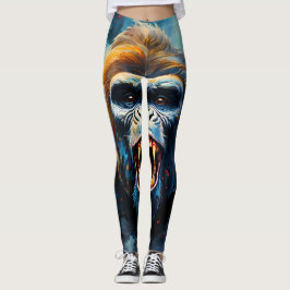 Smiling Gorilla Leggings