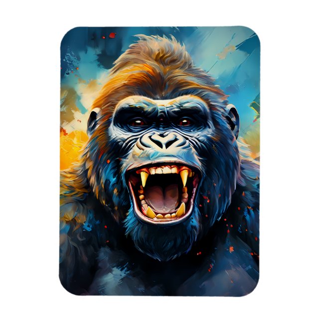 Smiling Gorilla Magnet (Vertikal)