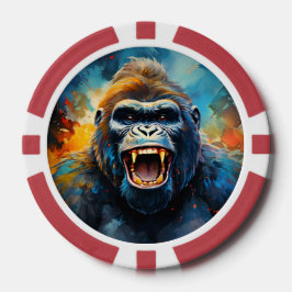Smiling Gorilla Poker Marker