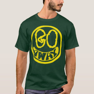 Smiling Grunge Ansikte Go Away T Shirt