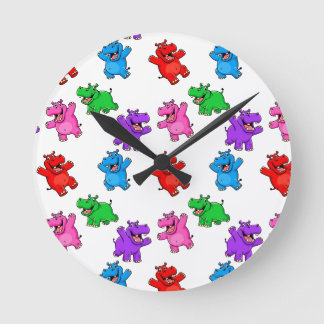 Smiling Hippo Collection Rund Klocka