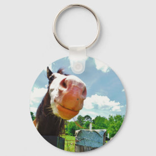 Smiling Horse Nyckelring