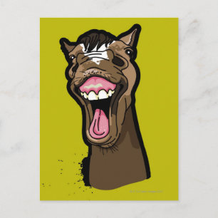 Smiling Horse Vykort