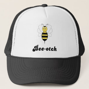 Smiling Humla Bee-otch Hat Truckerkeps