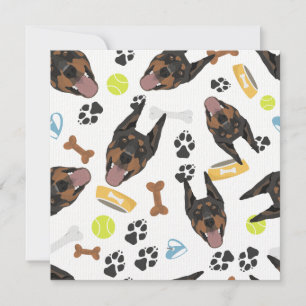 Smiling Hund Doberman