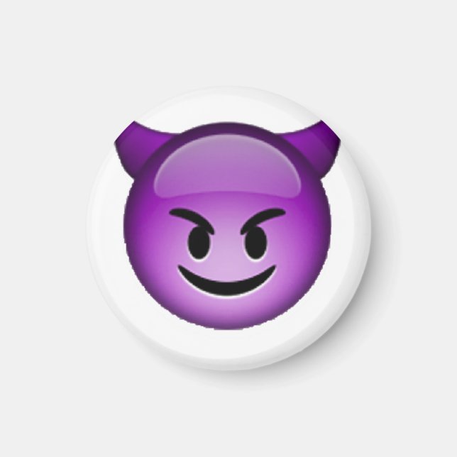 Smiling Imp - Emoji Magnet (Framsidan)
