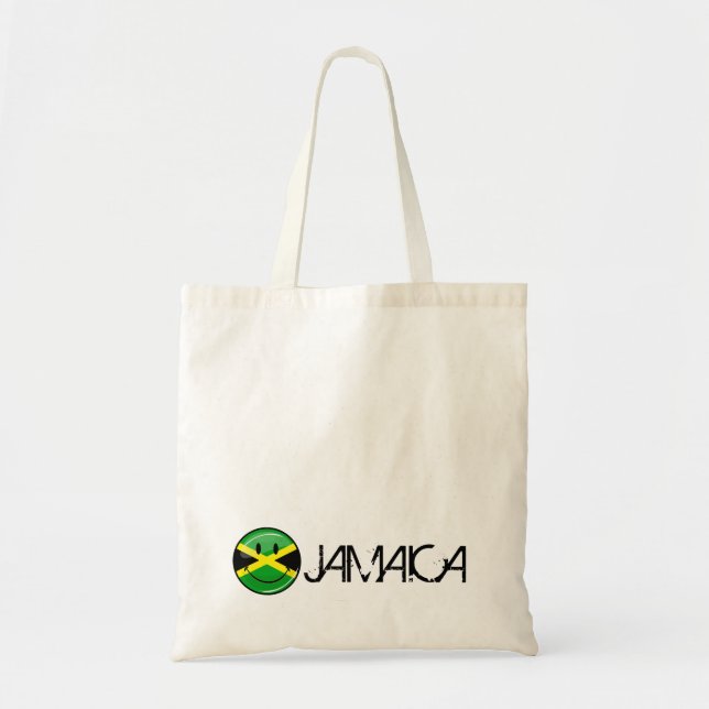 Smiling Jamaican Flagga Tygkasse (Framsidan)