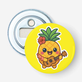 Smiling Kawaii Pineapple - Tropiskt Flasköppnare