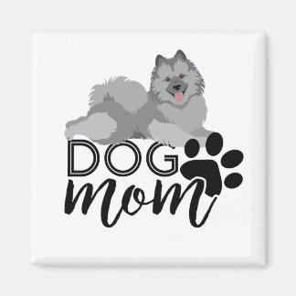 Smiling Keeshond Graphic säger Hund Mamma Magnet