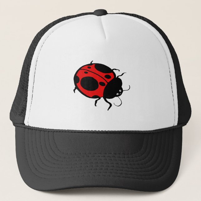 Smiling Ladybug - Keps (Framsida)