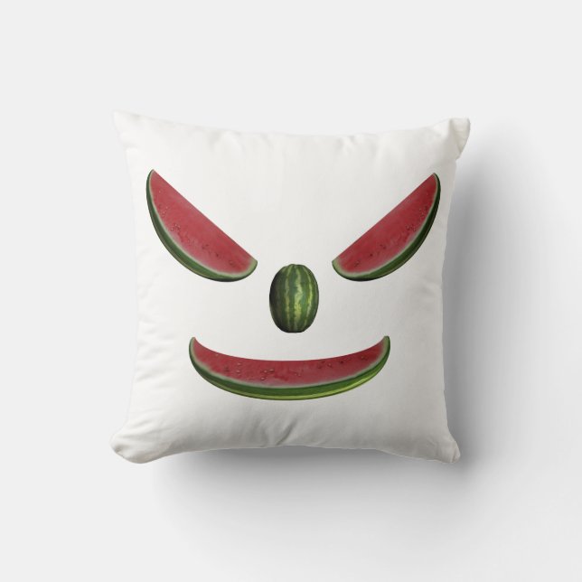 Smiling Melon Ansikte Kudde (Framsida)