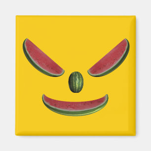 Smiling Melon Ansikte Magnet