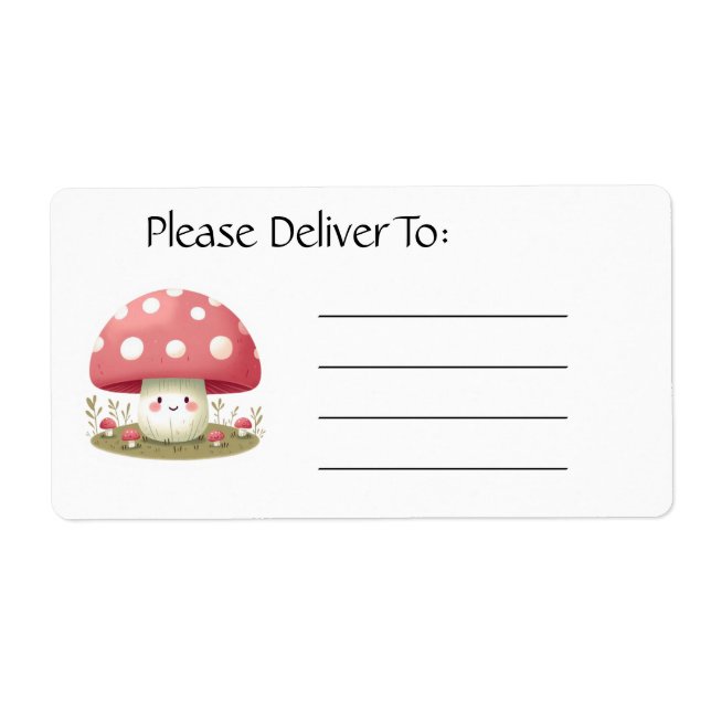 Smiling Mushroom Fraktsedel (Framsidan)