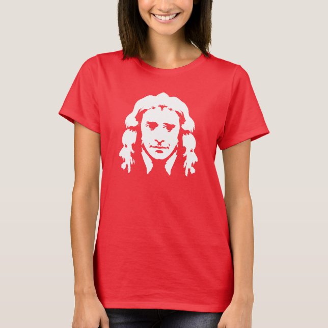 Smiling Newton (mörk kläder) T-shirt (Framsida)