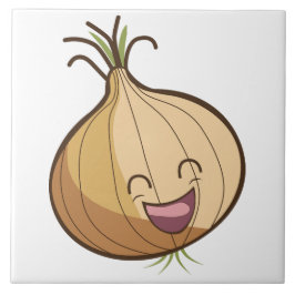Smiling Onion Kakelplatta