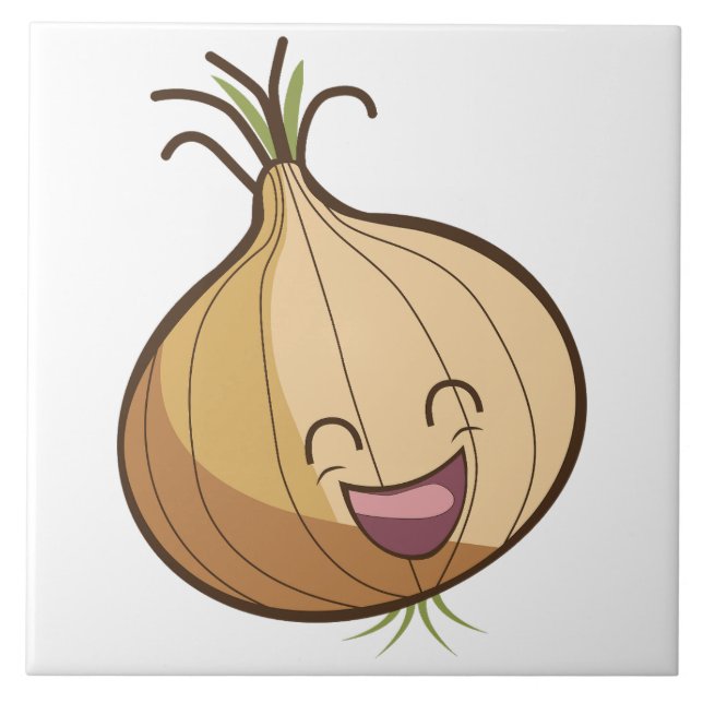 Smiling Onion Kakelplatta (Framsidan)