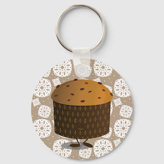 Smiling Panettone Nyckelring (Framsida)
