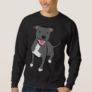 Smiling Pitbull Lång Ärmad Tröja