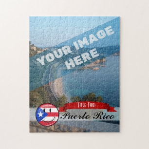 Smiling Puerto Rican Flagga Pussel