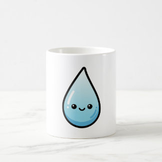 Smiling Raindrop – Cute Kawaii Illustration Kaffemugg