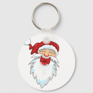 Smiling Santa Nyckelring