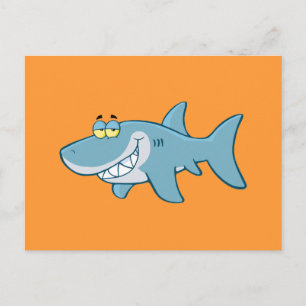 Smiling Shark Vykort
